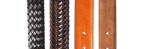 Assortment of Belt Straps in Top and Full-Grain Leather From 72 Smalldive Belt Collection