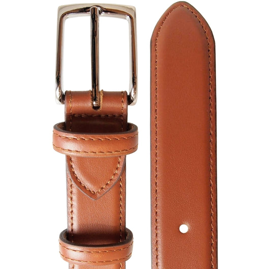 30 mm Width Sienna Textured Leather Sartorial Belt