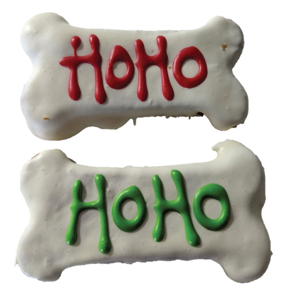 Ho Ho Bone Dog Cookie