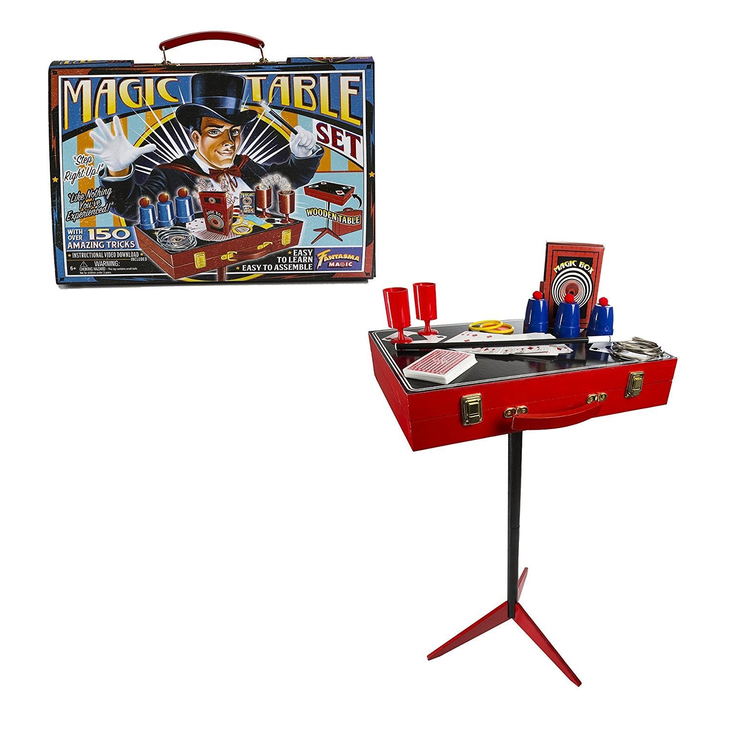 Retro Magic Table Magicians Set 150 Tricks Instructional