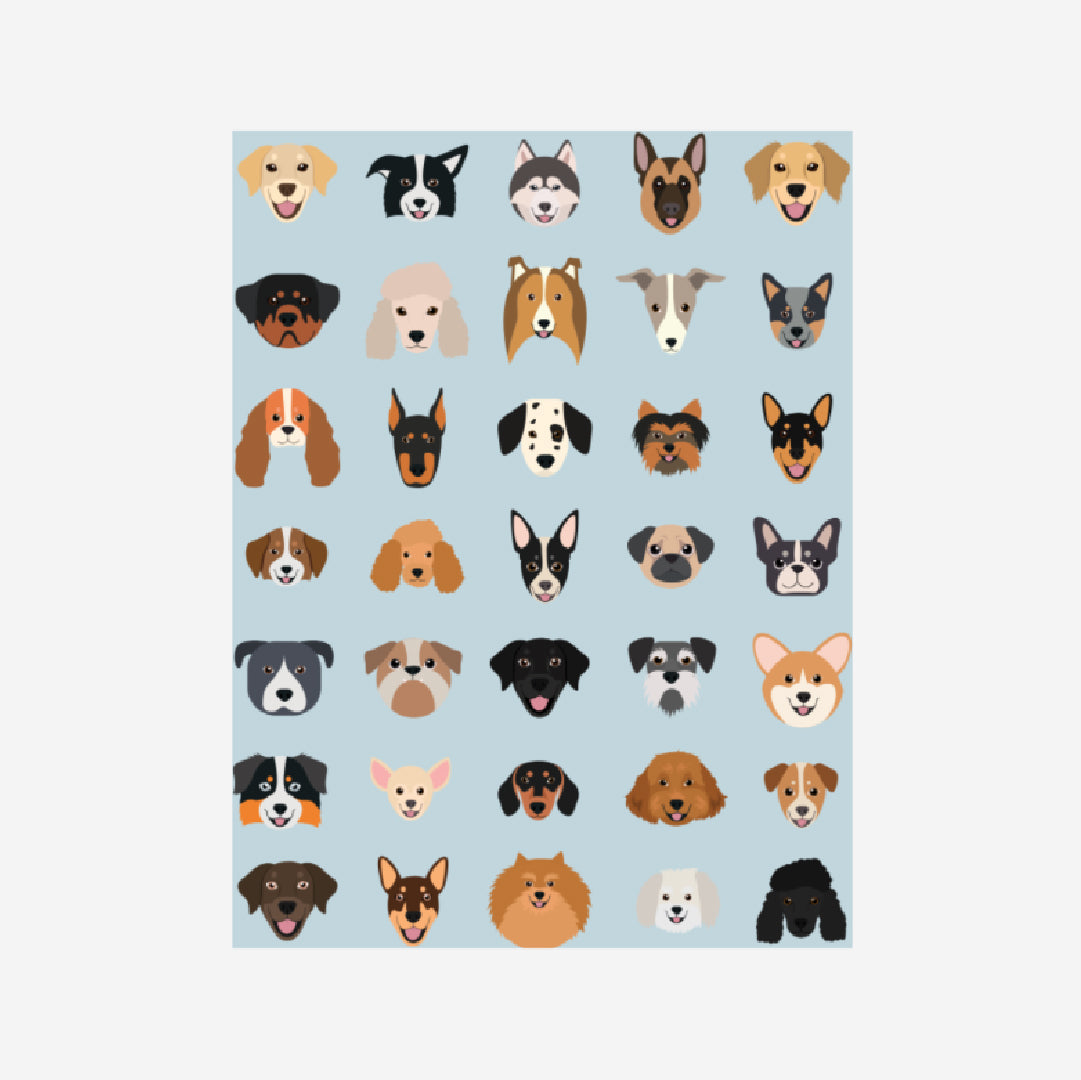 Personalised Blanket - Cute Dogs | 152 x 203cm