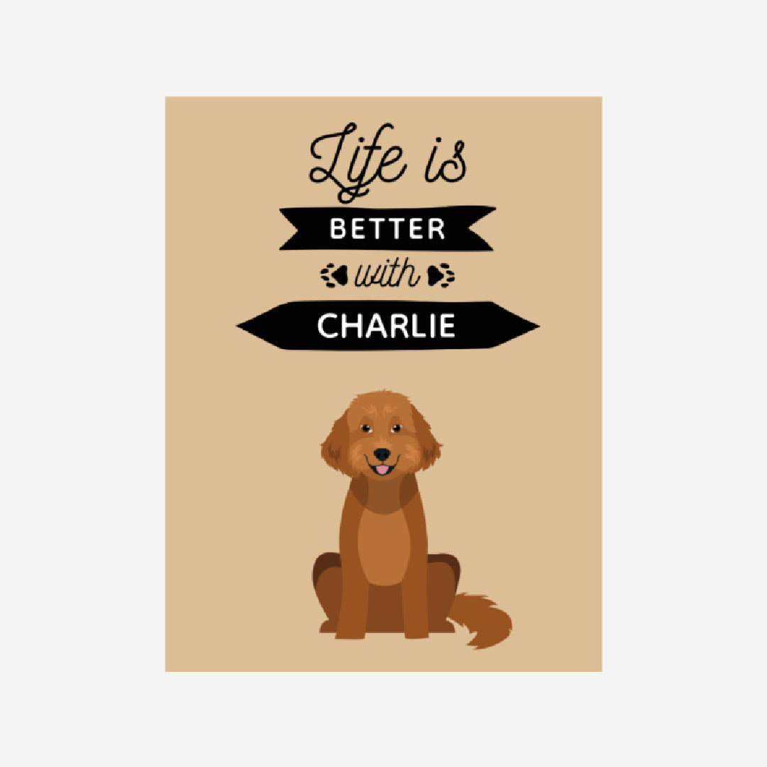 Personalised Blanket - Life Is Better With A Dog | 152 x 203cm