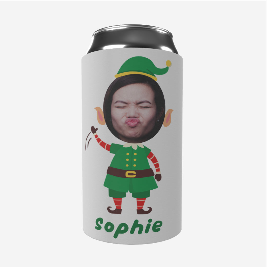 Personalised Stubby Holder - Elf