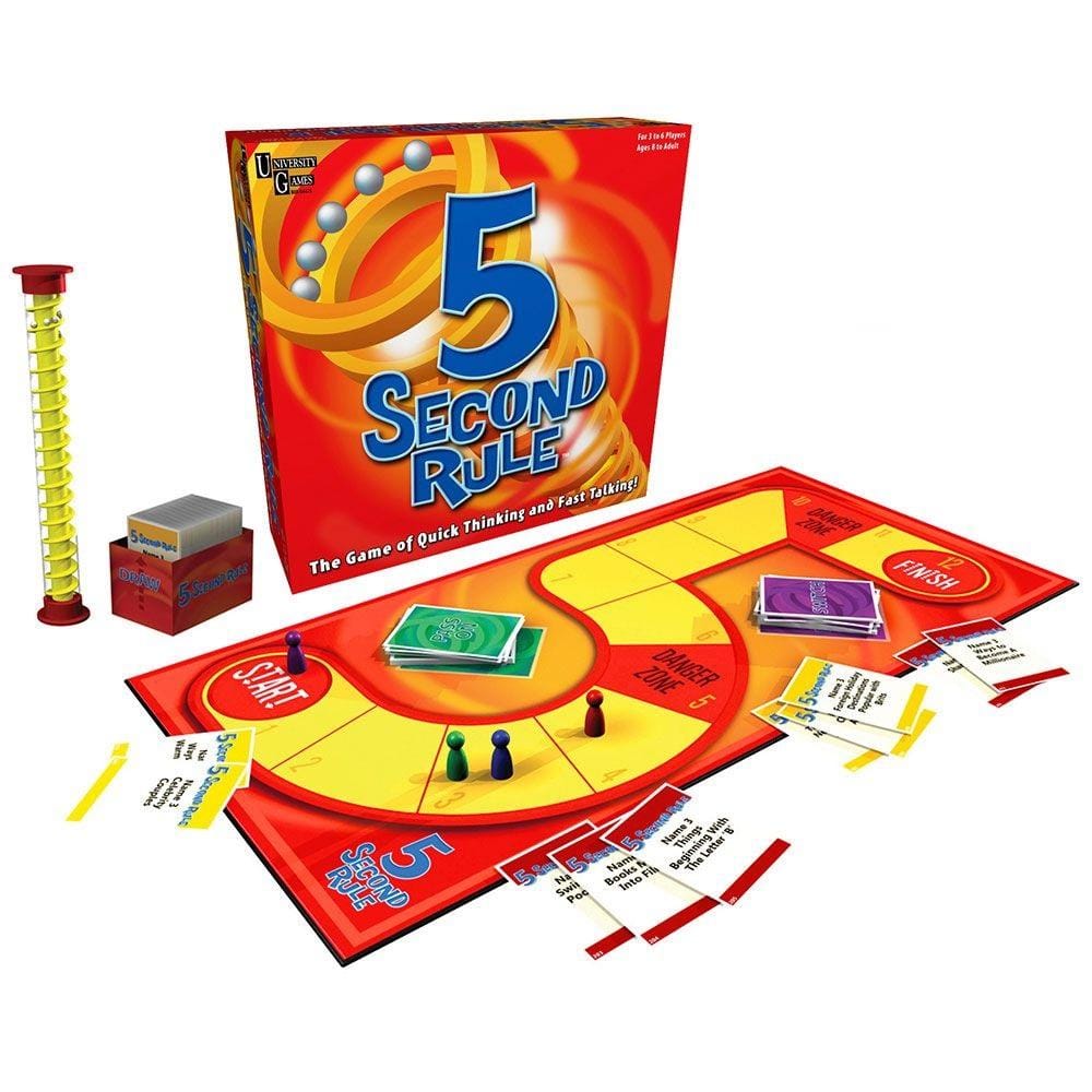 5 Second Rule Game Original Game and Mini Travel Tin Kit