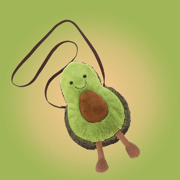 jellycat amuseable avocado bag