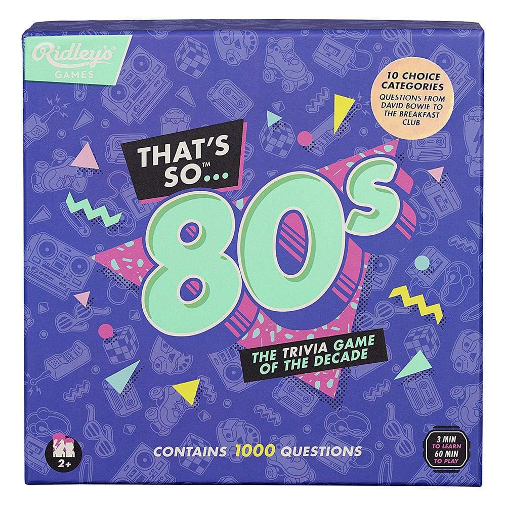 That S So Trivia 80s Or 90s Nostalgic Bar Quiz Game Yellow Octopus