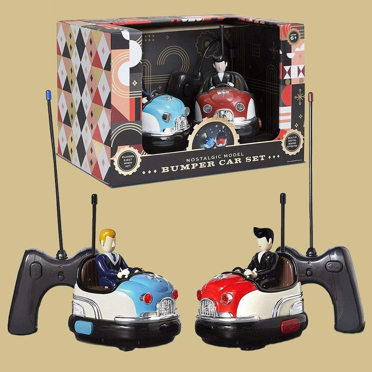 fao schwarz nostalgic model remote control bumper car set