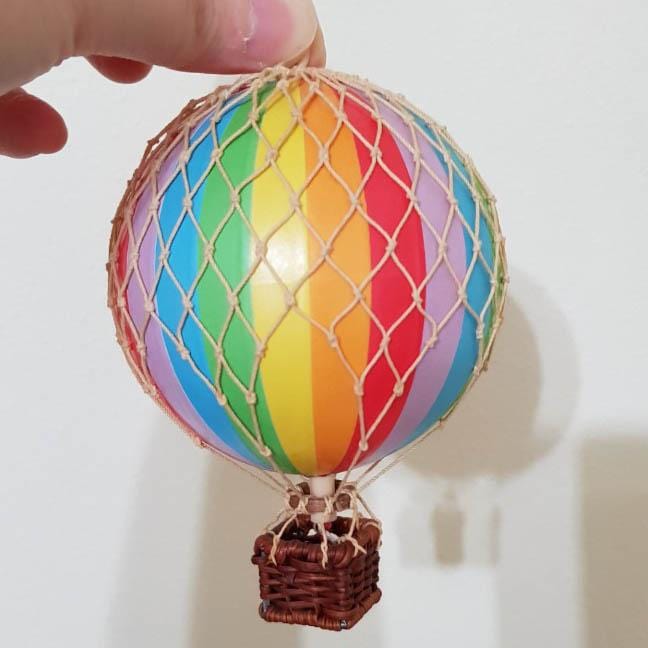miniature hot air balloon