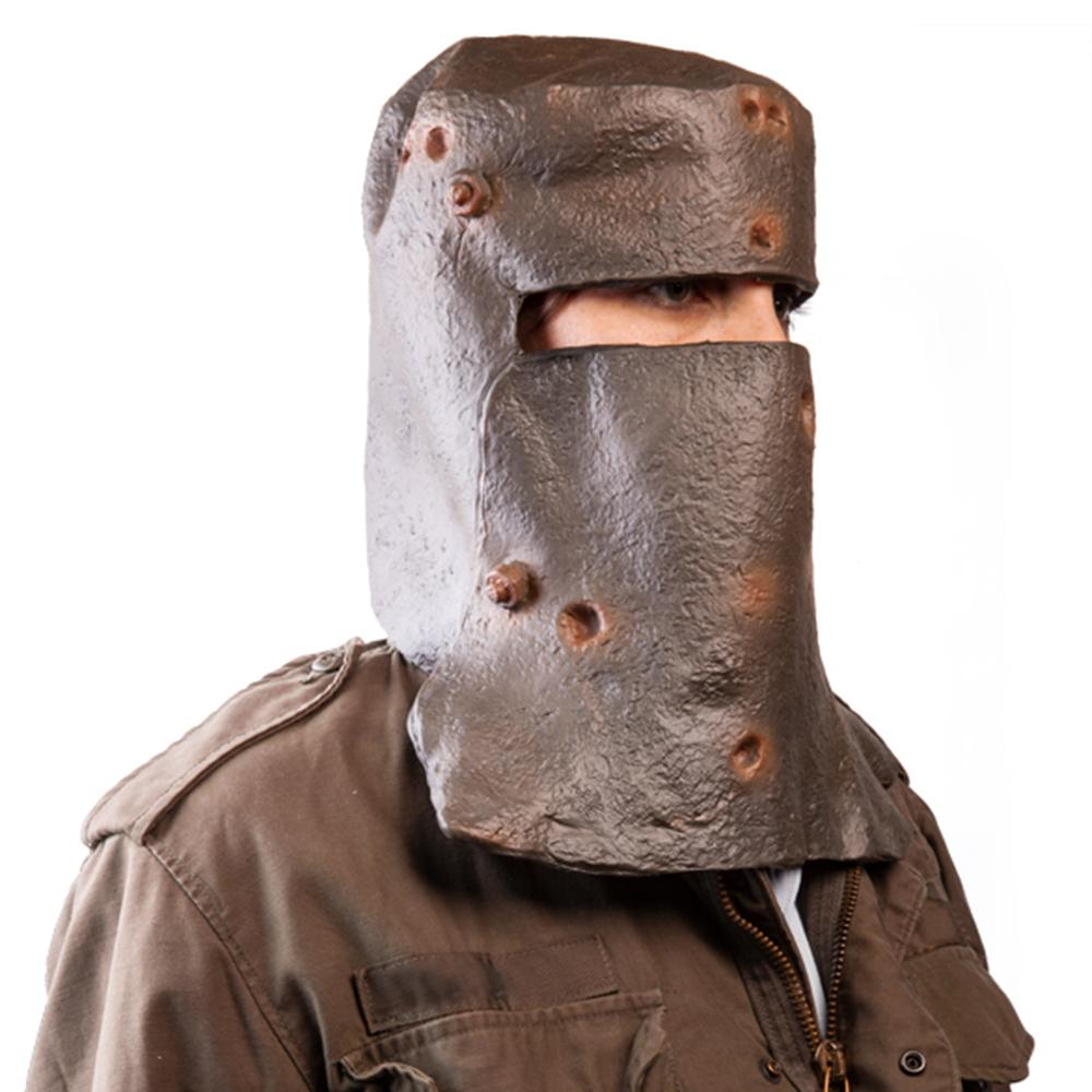 Ned Kelly's Helmet Metal-Look Latex Halloween Dress-Up Party Mask ...