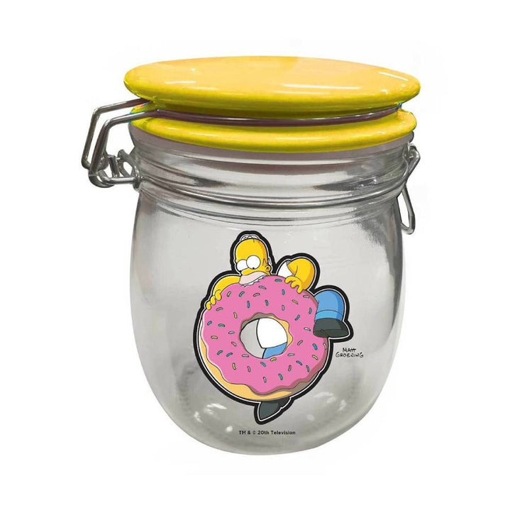 The Simpsons Homer Glass Cannister | Yellow Octopus