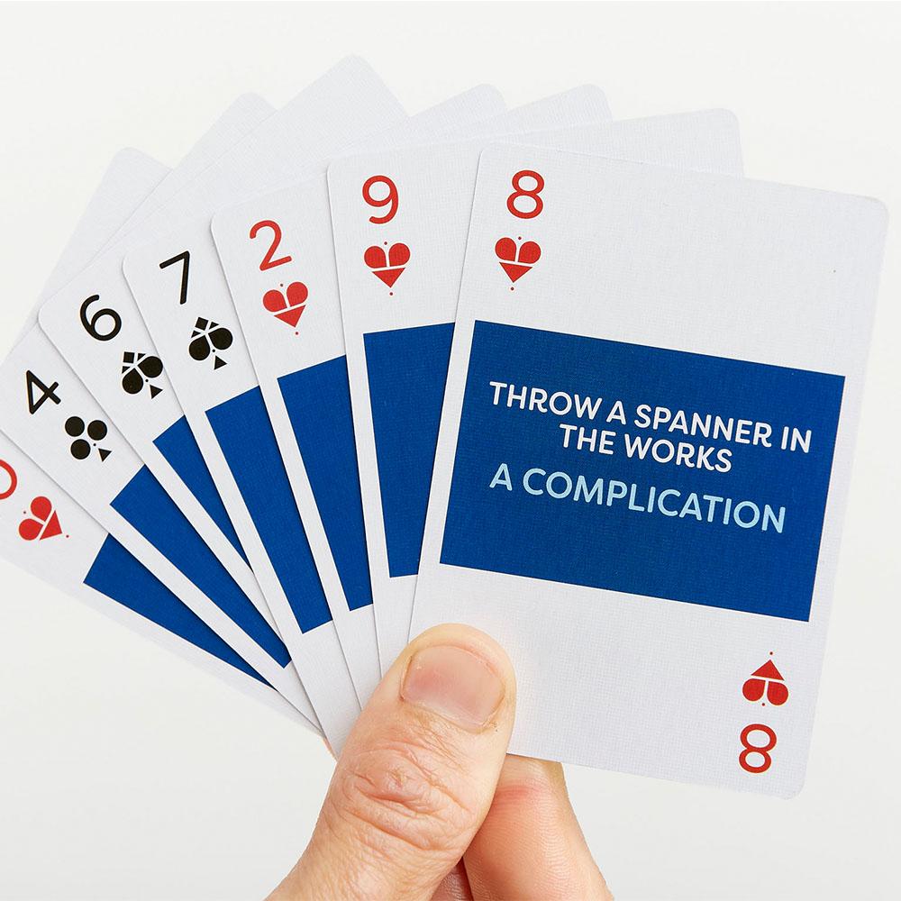 British Slang Playing Cards Quirky Gift For Travellers