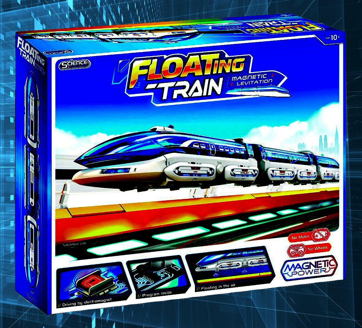 floating train toy