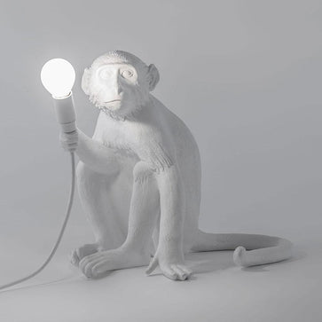 seletti sitting monkey lamp