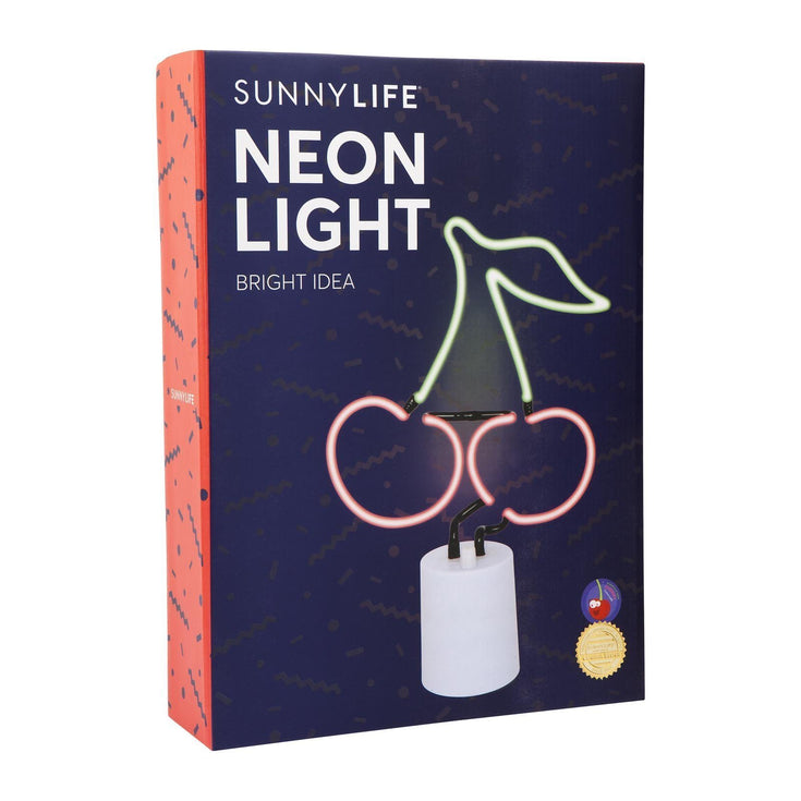 sunnylife cherry neon light