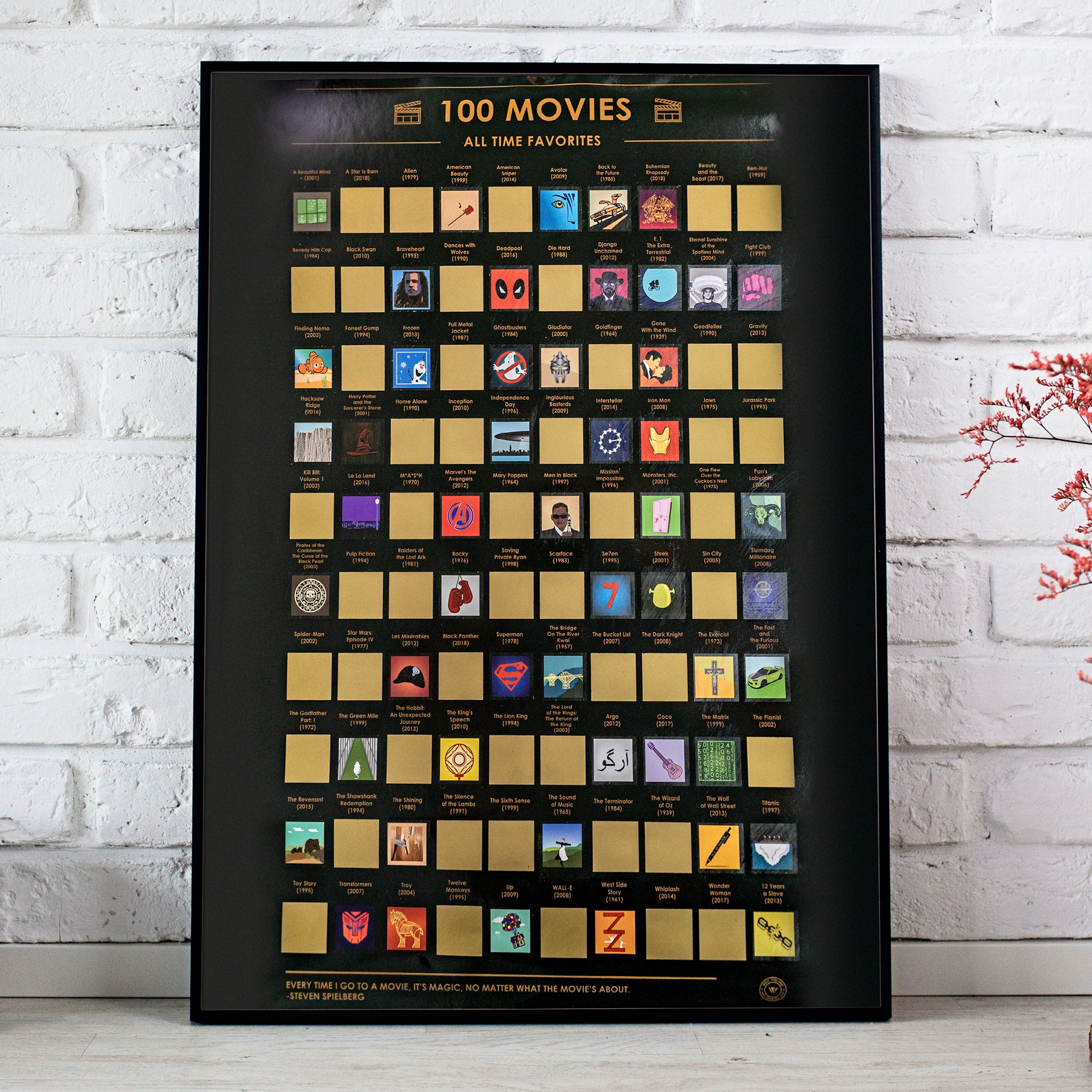 48 HQ Photos 100 Movies Scratch Off Poster : Top 100 Movies Scratch Off ...