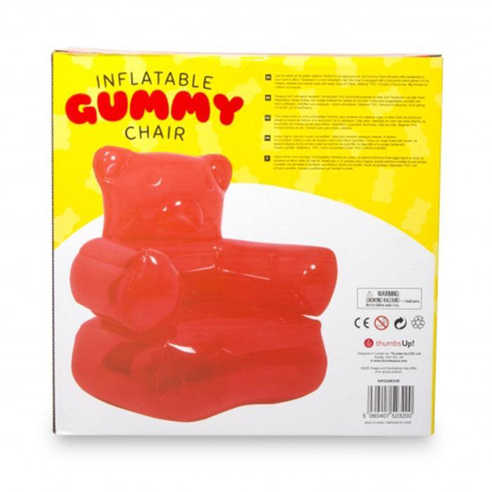 Inflatable Gummy Bear Armchair - Yellow Octopus