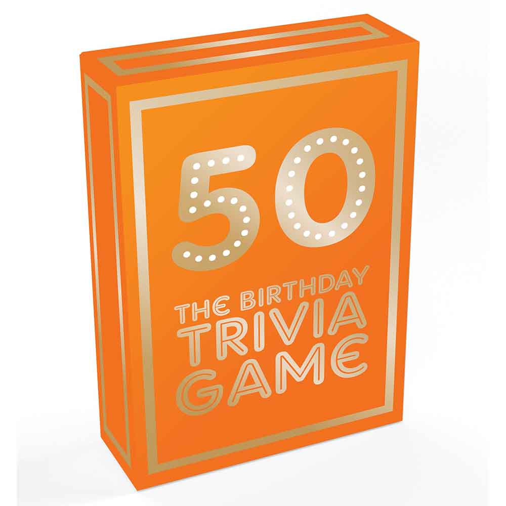 The Milestone Birthday Trivia Quiz Game 50th 60th 70th Yellow Octopus