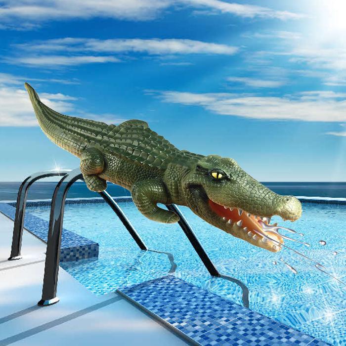 blow up alligator pool toy