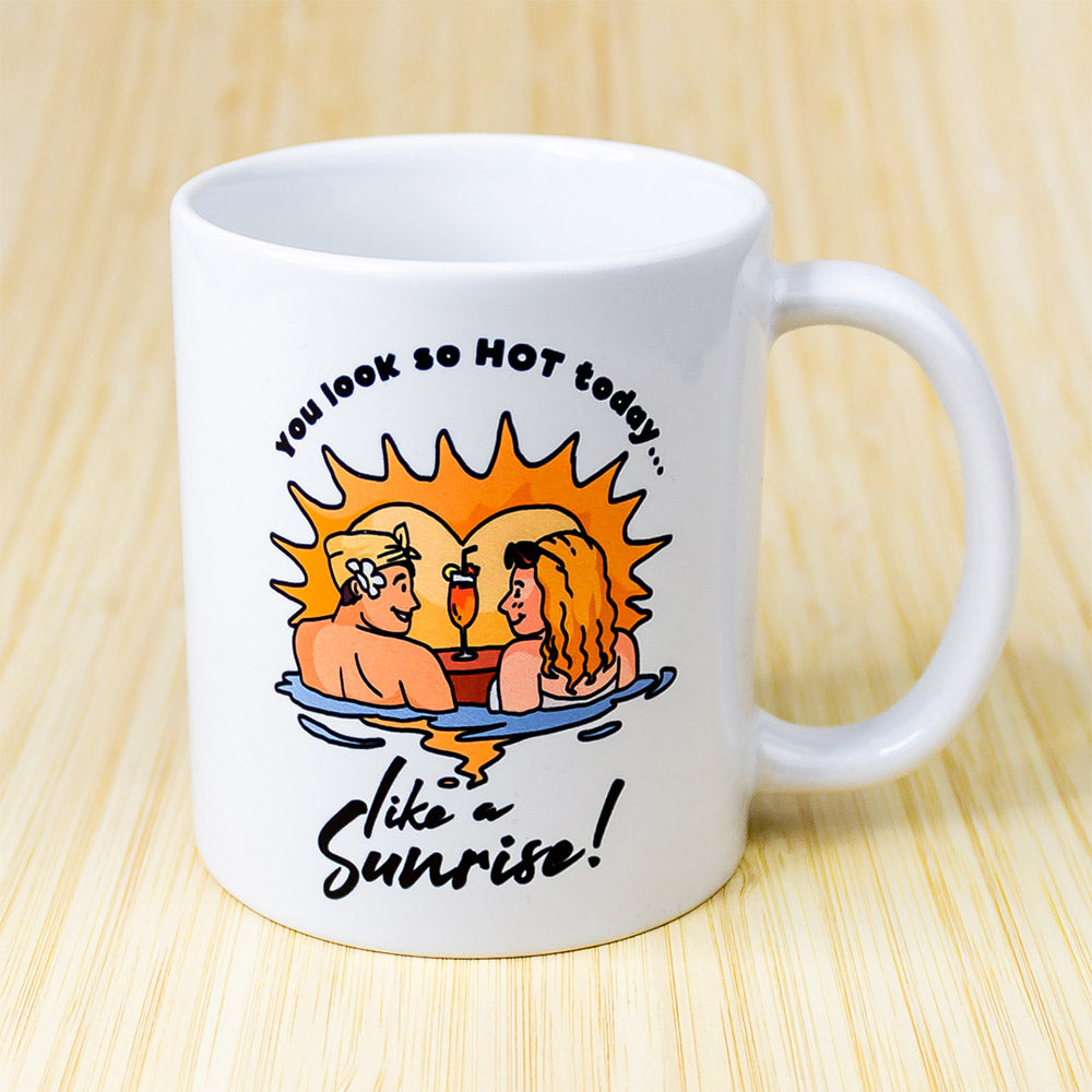 Rhonda & Ketut Coffee Aussie Love Story Coffee Mug – Yellow Octopus