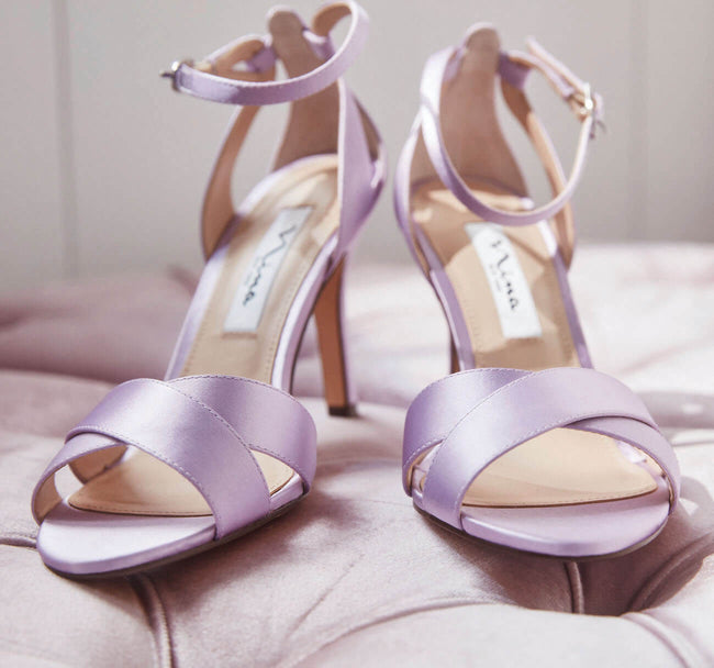 lavender evening shoes