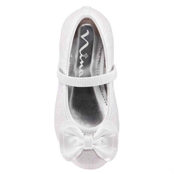 ROSALBA-TODDLER-WHITE-GLITTER – Nina Shoes