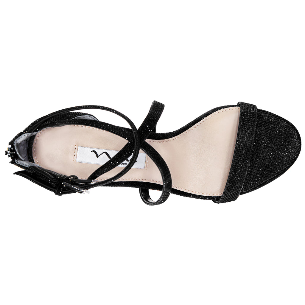 SHARI-GLITTER-BLACK – Nina Shoes