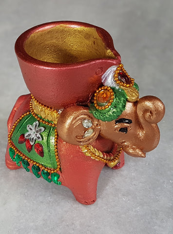 elephant diyas