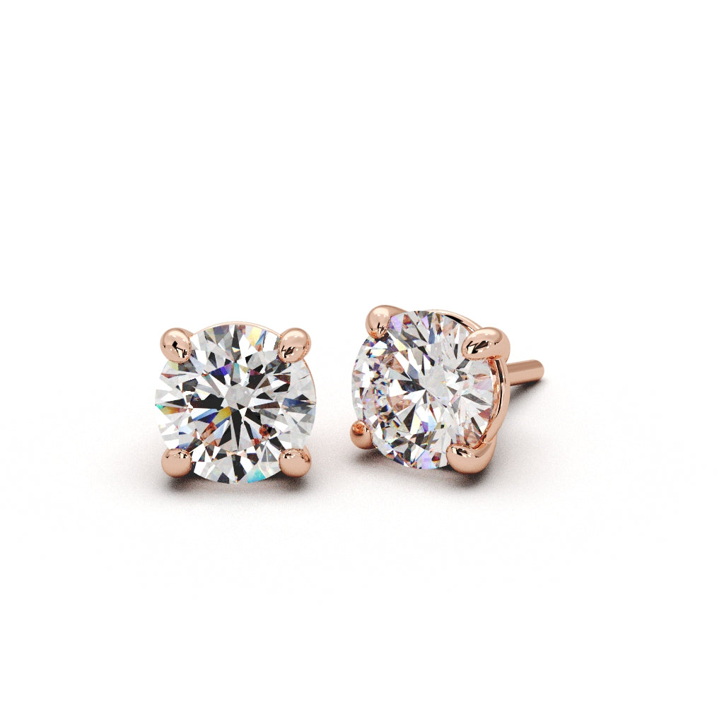 Maria Moissanite Stud Earrings