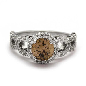 chocolate diamond engagement rings