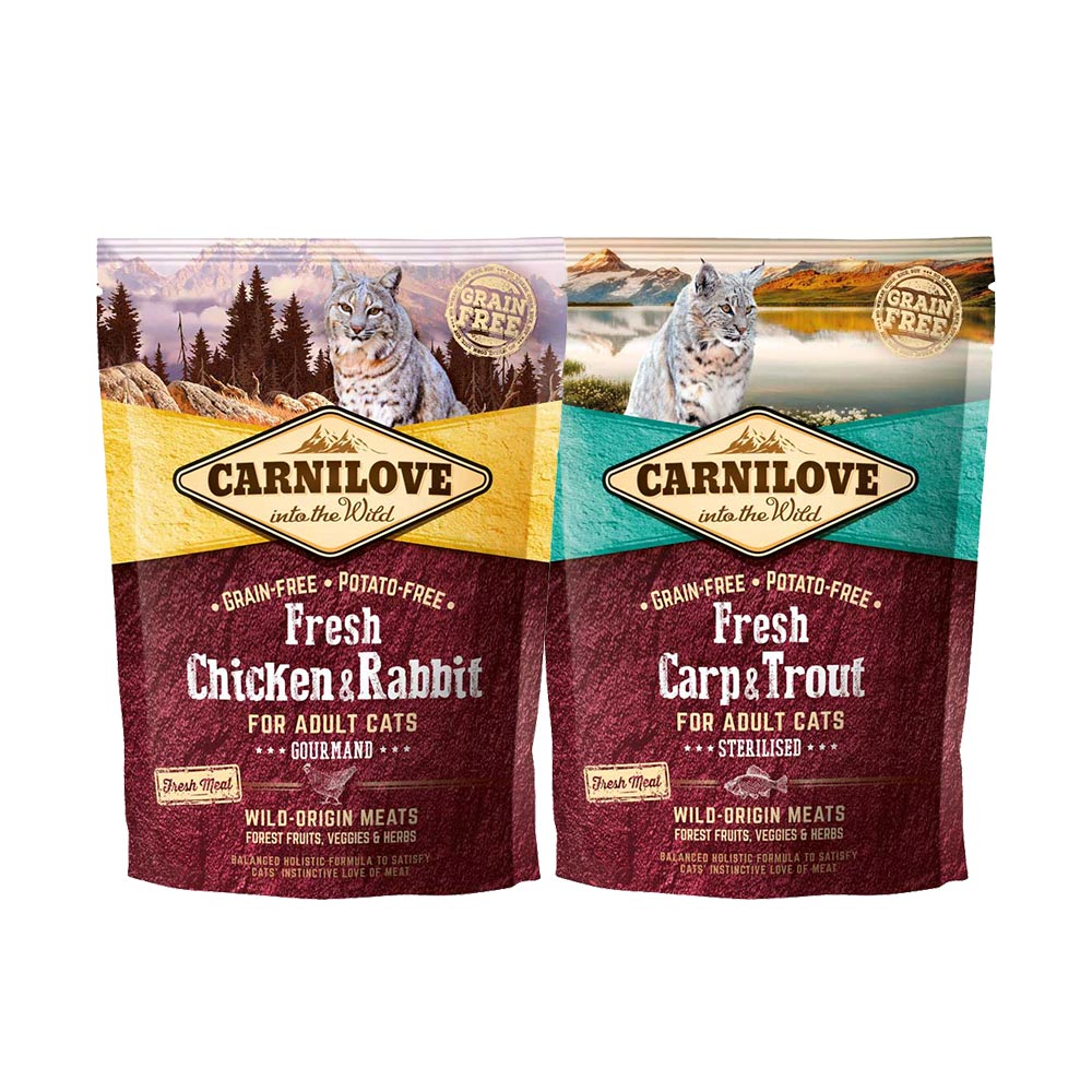 Carnilove Fresh Dry Cat Food Taster Pack Delivery In Malaysia