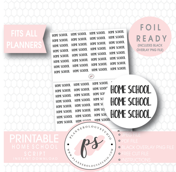 Planner Stickers Bundle, Print and Cut Ready