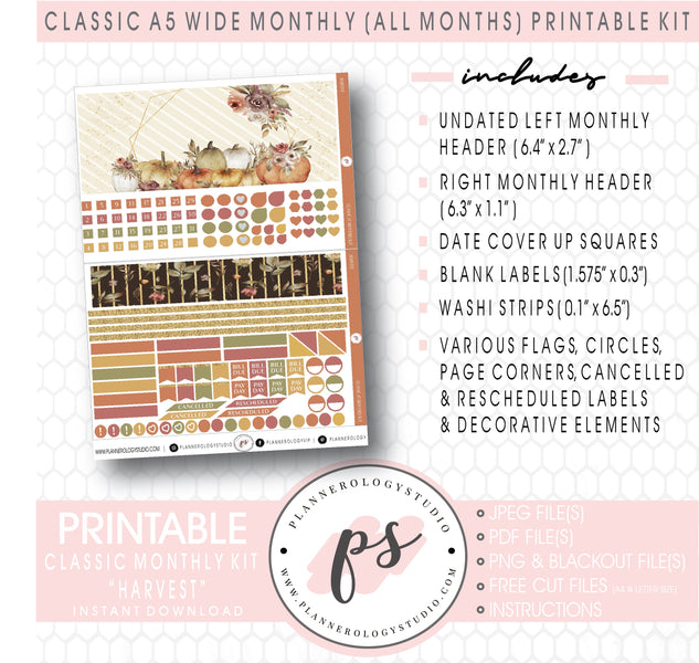 Twenty Twenty One New Years Monthly Kit Digital Printable Planner Stic –  Plannerologystudio