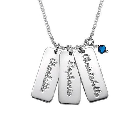 3 Name Necklace