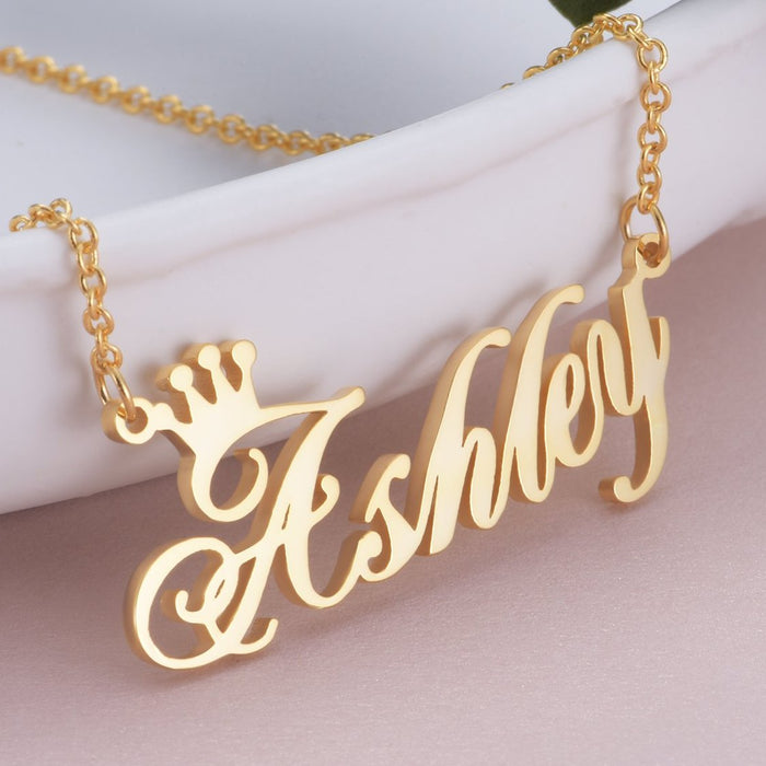 Yafeini sales name necklace