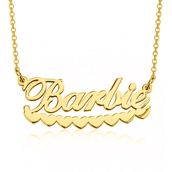 barbie necklace gold