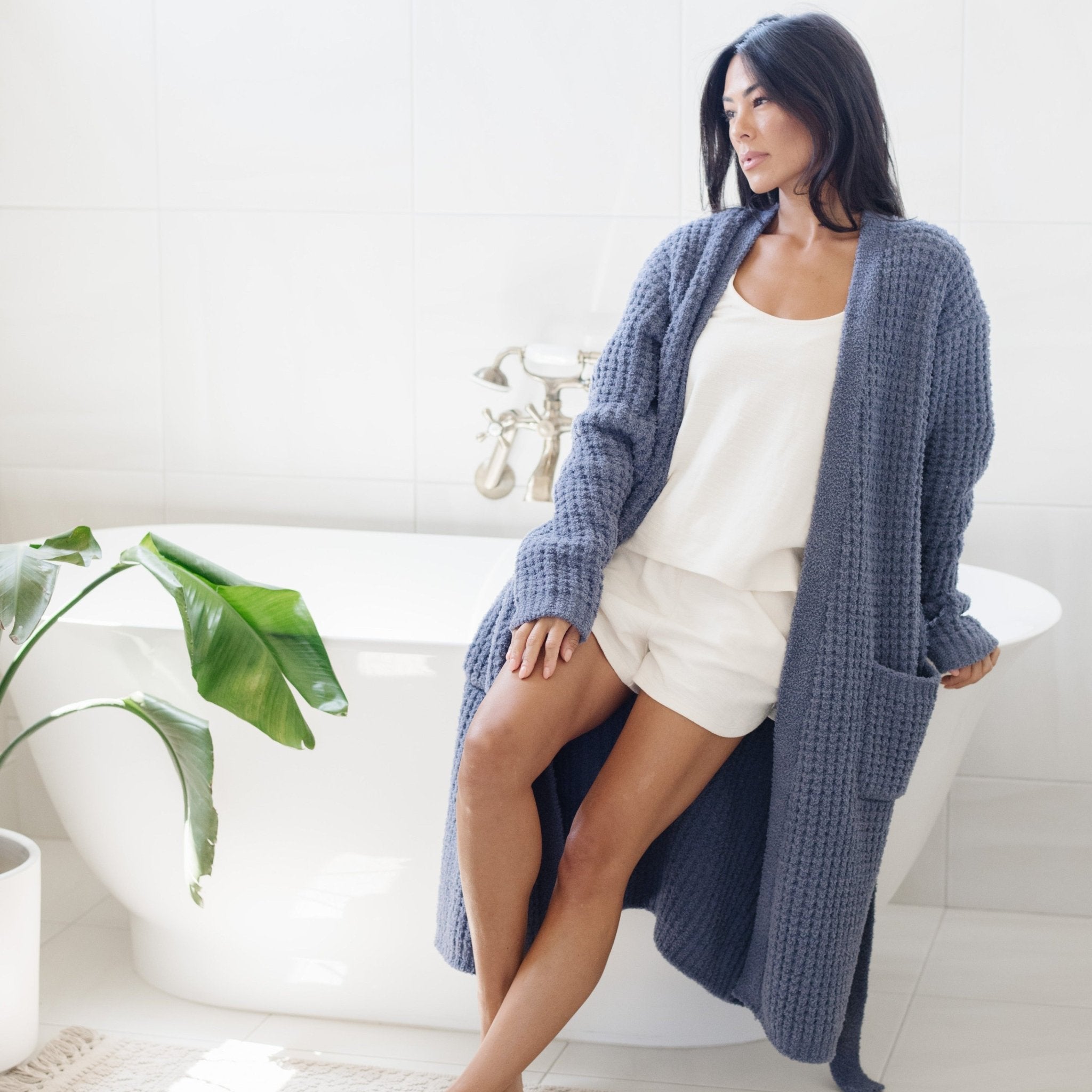 WAFFLE KNIT ROBES-image-4