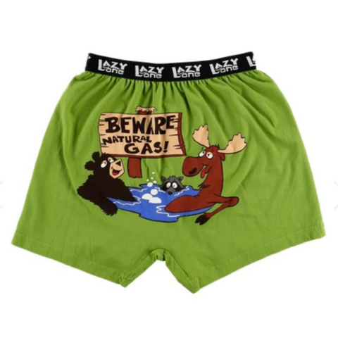 Beware of Natural Gas Unisex Boxers