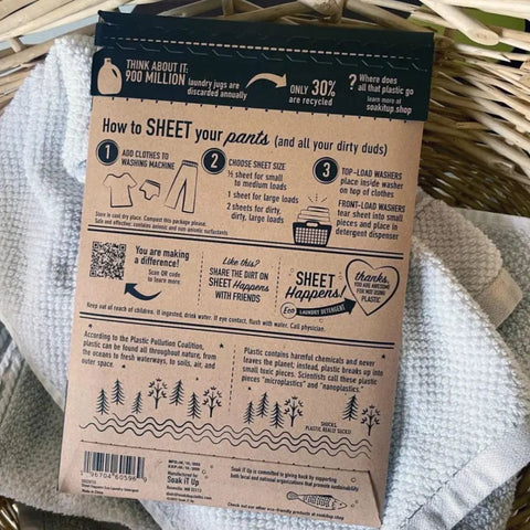 How to use SHEET Happens! Eco Laundry Detergent