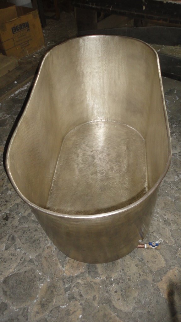 Custom Made Movable Copper Baptismal Tub/ Baptismal Font with Design