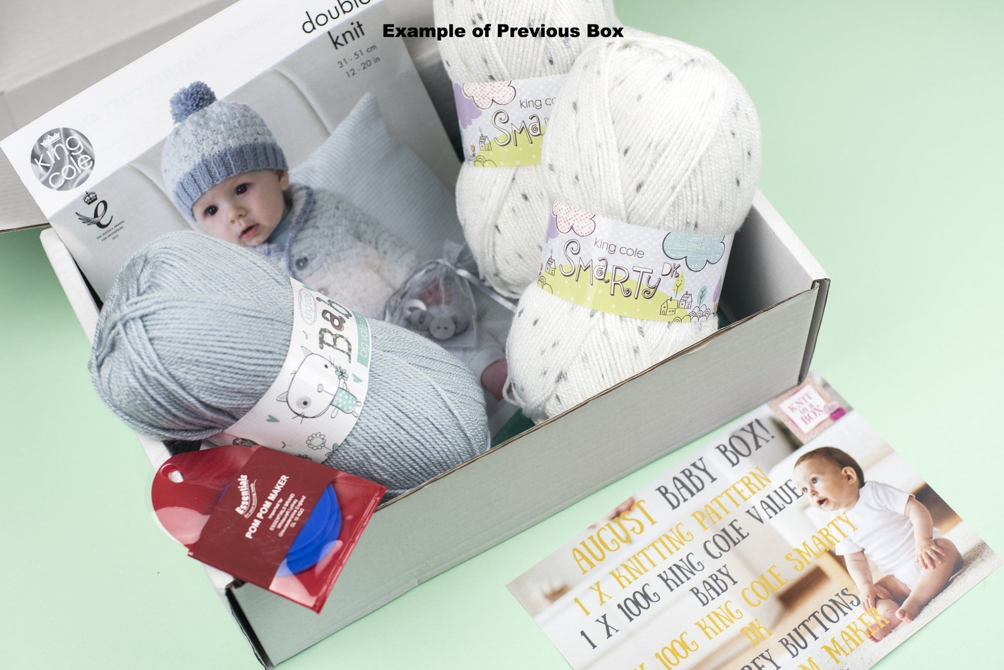 Girls Childrens BiMonthly Knitting Subscription Box New! ever