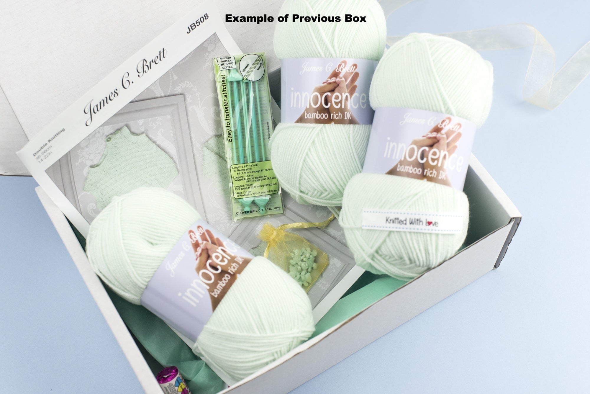 New Childrens Monthly Knitting Subscription Box Knit In A Box