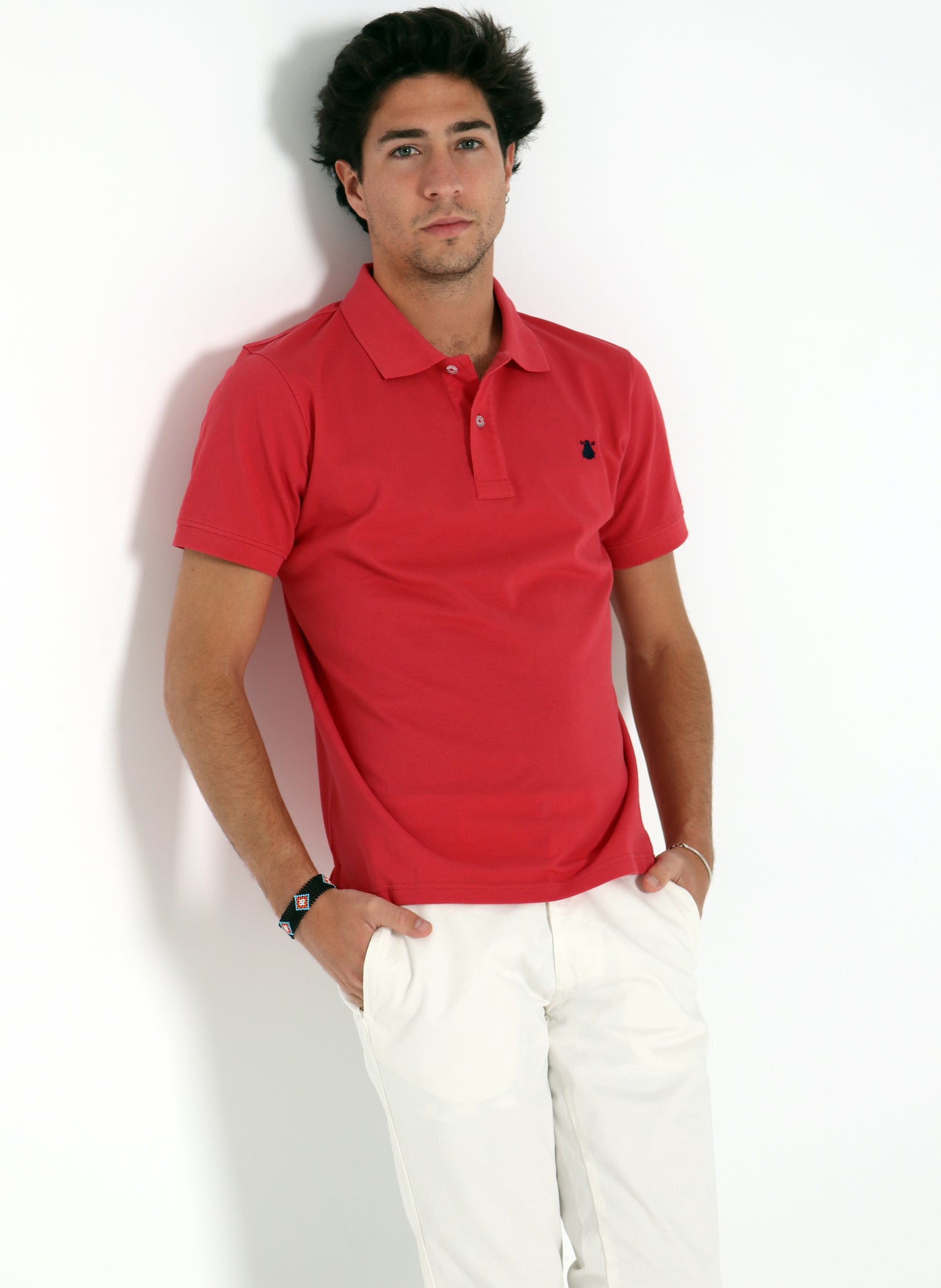 Strawberry Red Men's Polo – El Capote