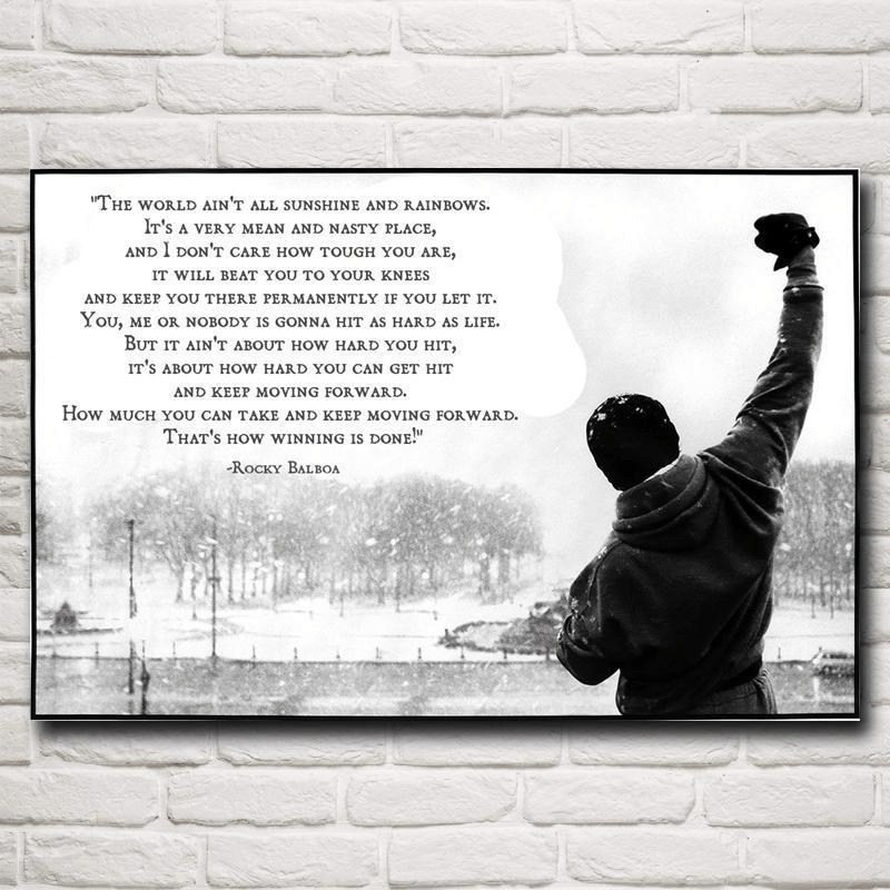 rocky balboa speech poster teechips