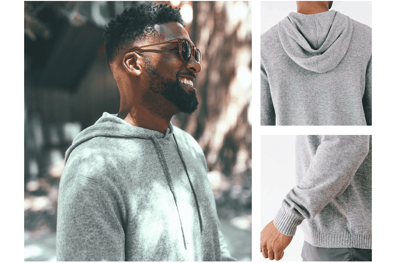 Our first ever 100% Cashmere Hoodie