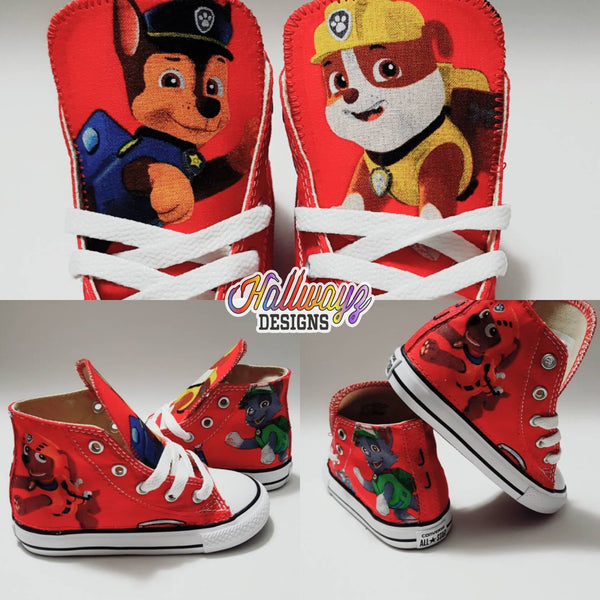 paw patrol converse for toddlers