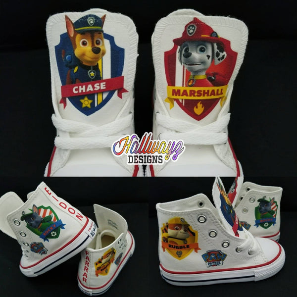 paw patrol converse for toddlers