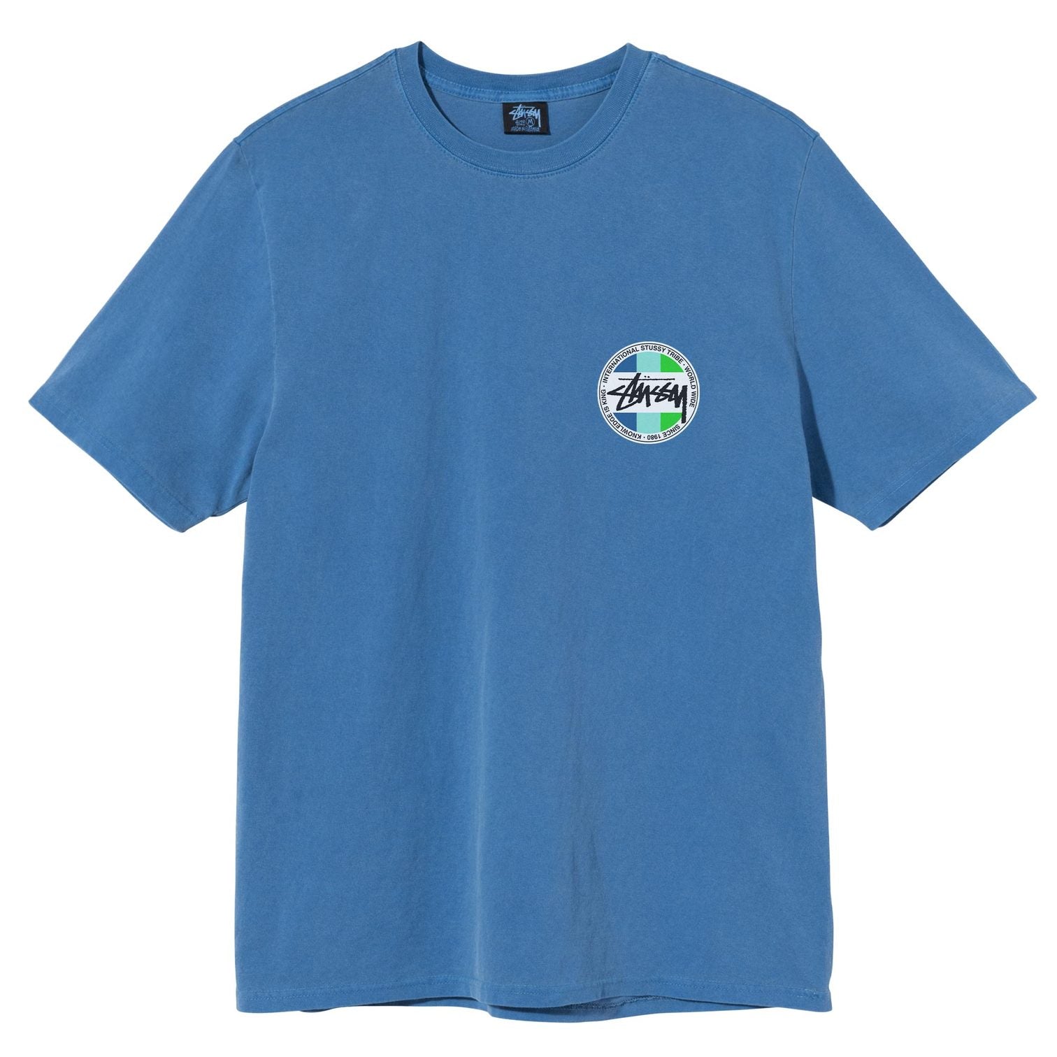 Classic Dot Pig. Dyed Tee - Blue