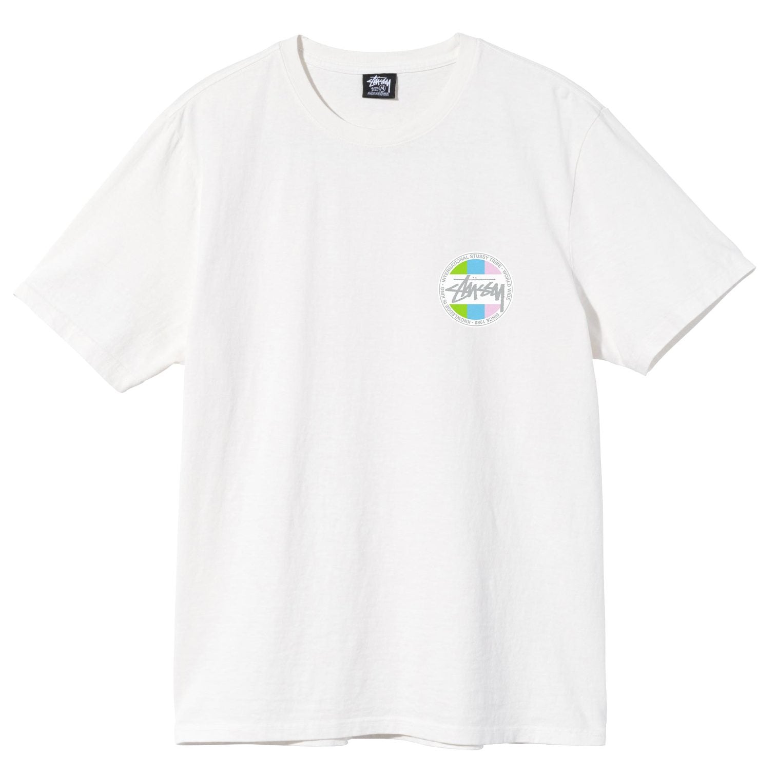 Classic Dot Pig. Dyed Tee - Natural