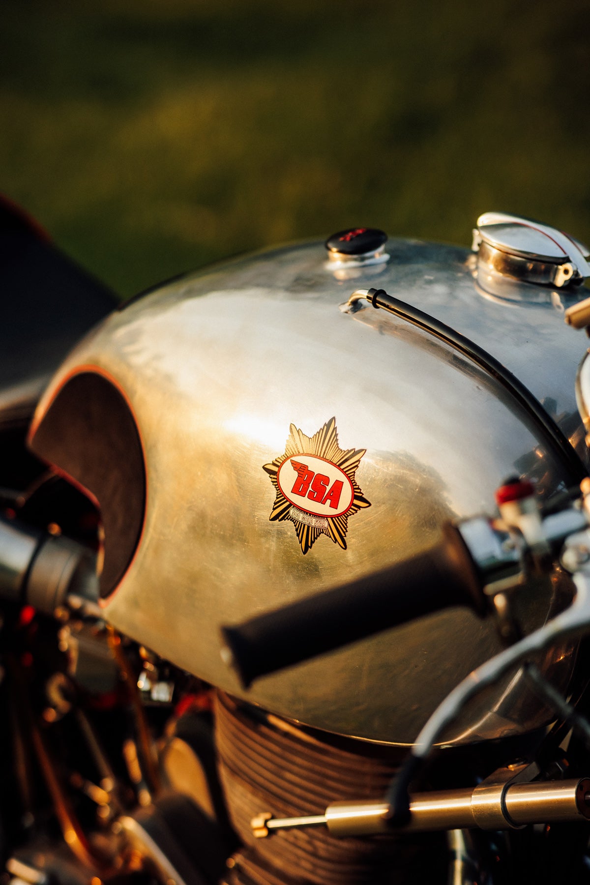 BSA Goldstar cafe racer glory daze motorcycle show Pittsburgh