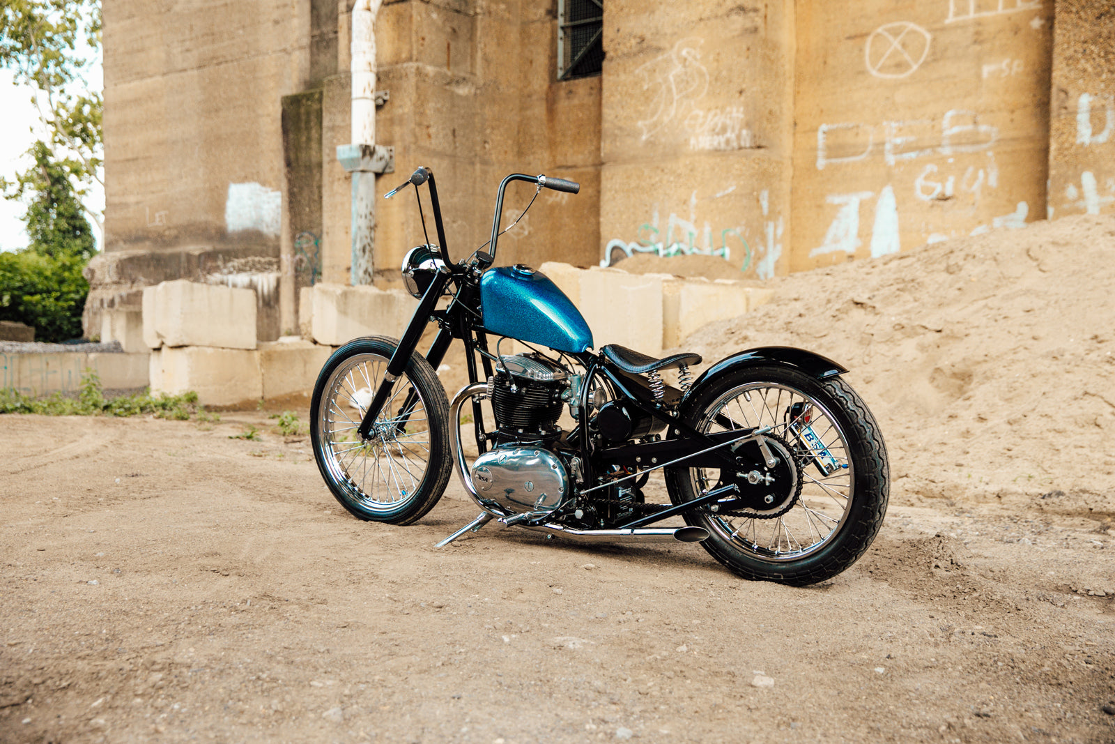 BSA Lightning Bobber Chopper Custom Motorcycle Pittsburgh